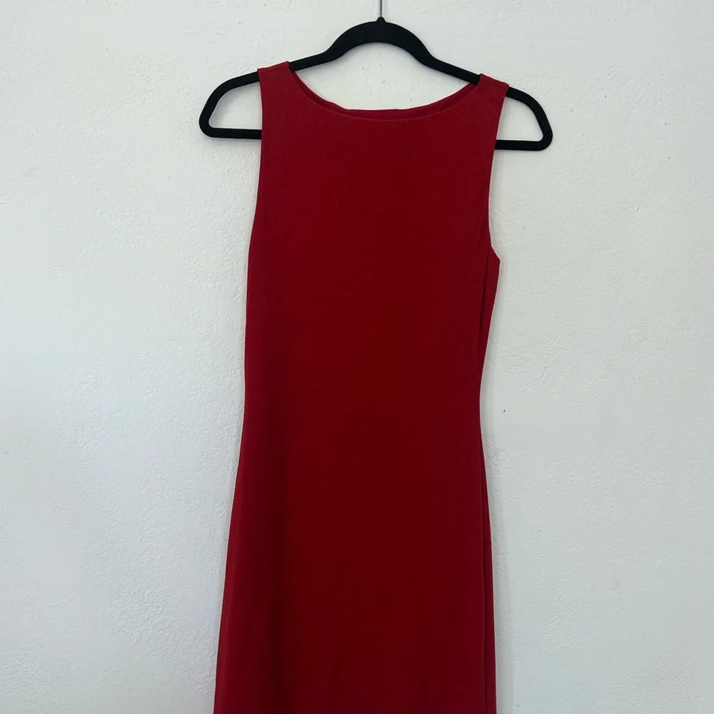 Reformation Red Midi Dress - Picture 1 of 4